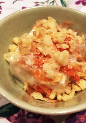 おかかと天かすの冷奴-レシピのメイン写真