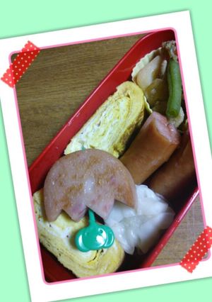雨の日にピッタリ★傘(*^^*)デコ弁-レシピのメイン写真