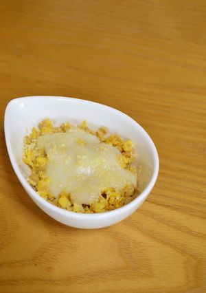 離乳食*後期～『納豆とたまごのグラタン』-レシピのメイン写真