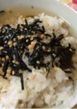 普通のお茶漬け-レシピのメイン写真