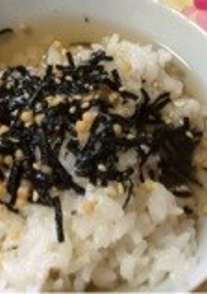 普通のお茶漬け-レシピのメイン写真