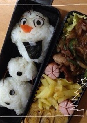 キャラ弁☆オラフ☆-レシピのメイン写真