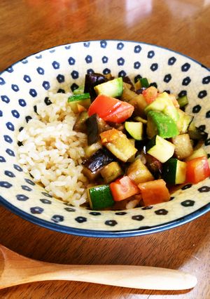 茄子とアボカドとトマトで夏ご飯-レシピのメイン写真