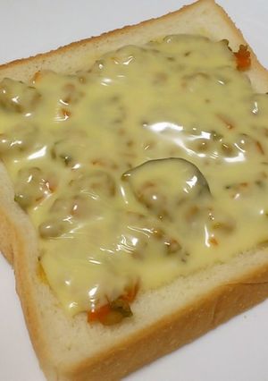 ドライカレーチーズトースト-レシピのメイン写真