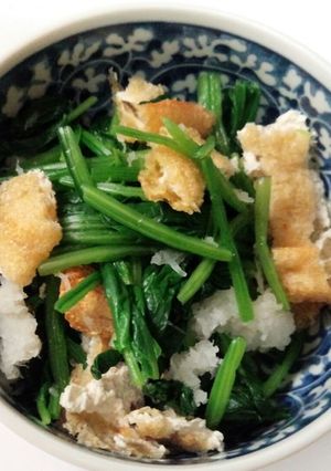 《簡単》★ほうれん草の油揚げのおひたし★-レシピのメイン写真