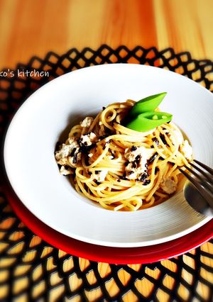 パパッとリコッタチーズと塩昆布のパスタ-レシピのメイン写真