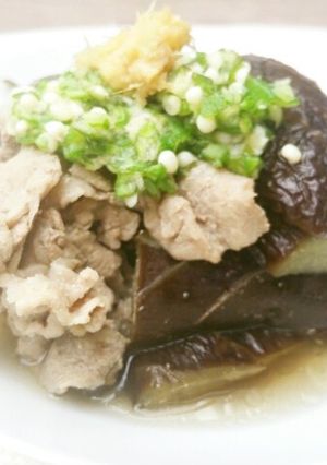豚肉と茄子の昆布だし煮～オクラを添えて～-レシピのメイン写真