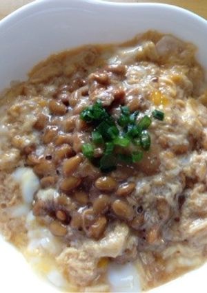 簡単！納豆たまごどんぶり-レシピのメイン写真