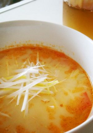 野菜たっぷり！こくまろやか坦々スープ-レシピのメイン写真