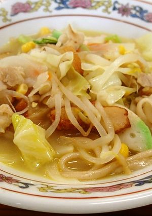 ちゃんぽん風もち麦麺-レシピのメイン写真