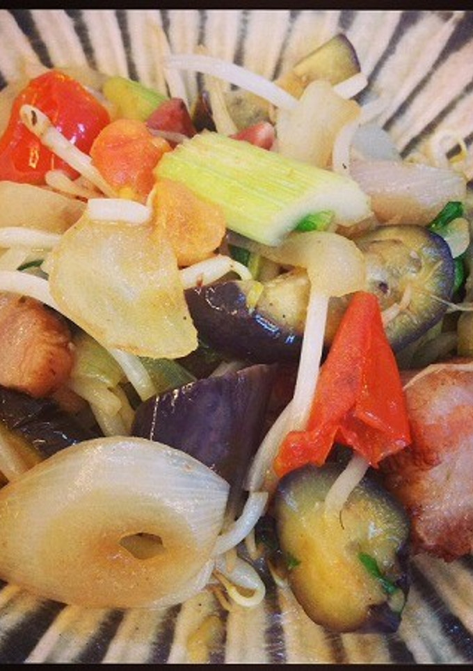 ベーコンと昆布で旨みたっぷり　野菜炒め-レシピのメイン写真