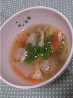 鶏団子の和風スープ-レシピのメイン写真