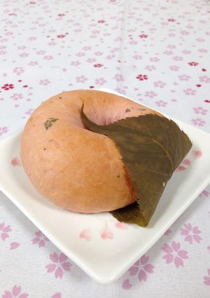 桜ベーグル-レシピのメイン写真