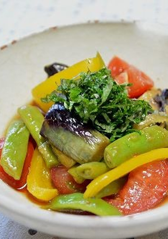 暑気払い♪トマト入り夏の揚げ浸し-レシピのメイン写真
