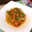 簡単トマトソースパスタ