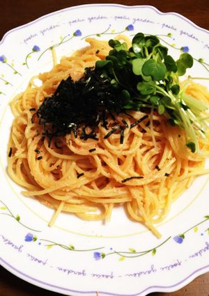 絶品！！みんな大好き明太子スパゲティ-レシピのメイン写真