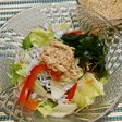 野菜たっぷり✩カリカリ!サラダ蕎麦