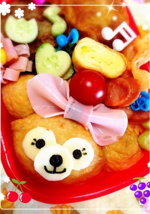キャラ弁♡いなり寿司でシェリーメイ♡-レシピのメイン写真