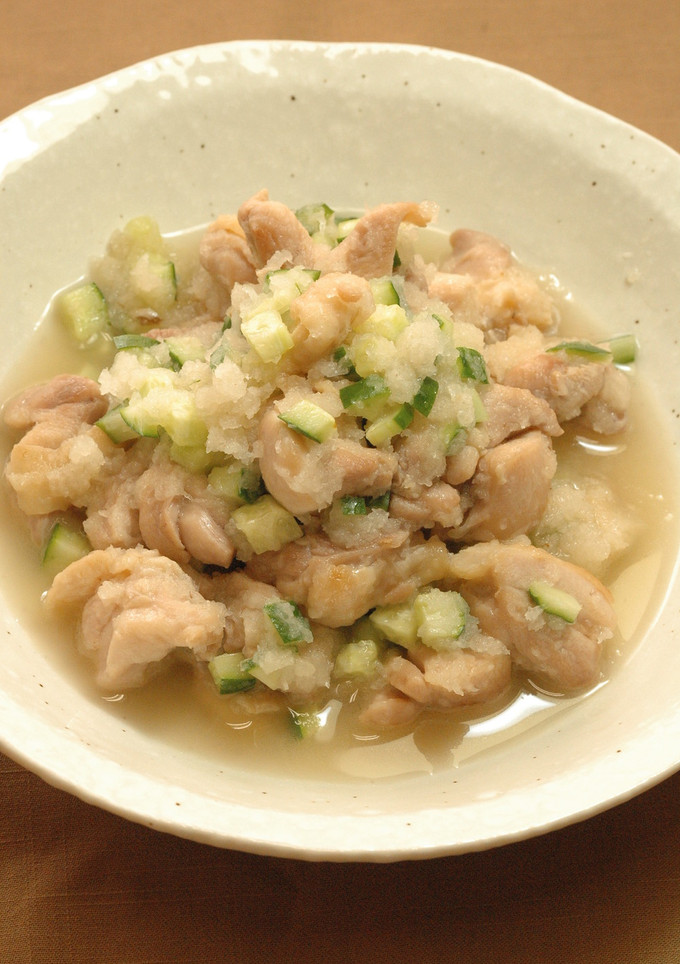 鶏もも肉のみぞれ和え-レシピのメイン写真