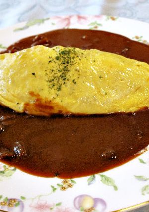 合いがけカレーの雑穀オムライス-レシピのメイン写真