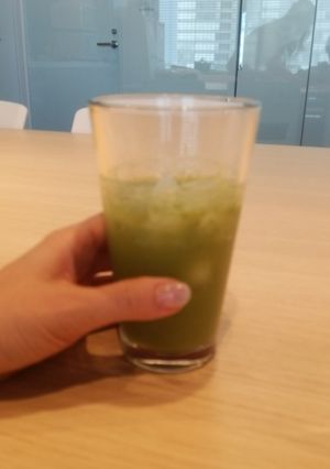 グリーンスムージーしゅわしゅわ☆-レシピのメイン写真