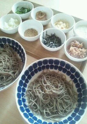 我が家の冷やしぶっかけ蕎麦-レシピのメイン写真
