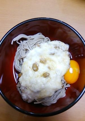 夏にピッタリ スタミナとろろそば-レシピのメイン写真