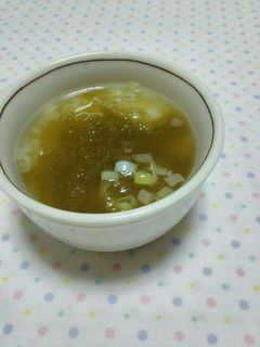 〖とろろ昆布とネギのスープ〗-レシピのメイン写真