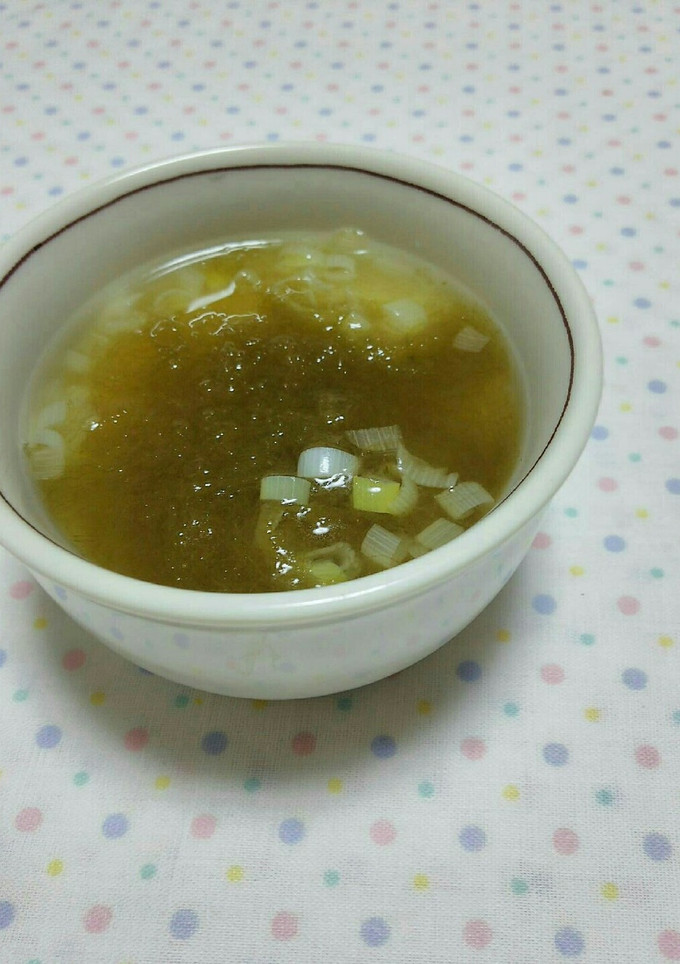 〖とろろ昆布とネギのスープ〗-レシピのメイン写真