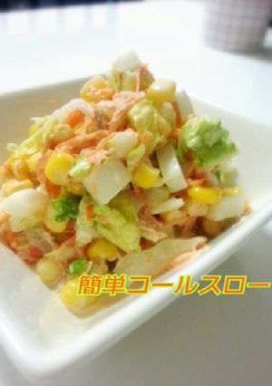 簡単！コールスロー風サラダ-レシピのメイン写真