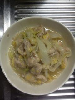 鳥もも肉と白菜と春雨の炒め煮-レシピのメイン写真