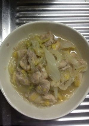 鳥もも肉と白菜と春雨の炒め煮-レシピのメイン写真