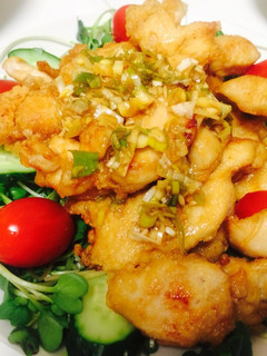 ポン酢で簡単!油淋鶏-レシピのメイン写真