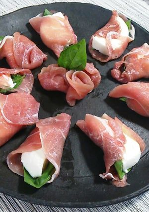 モッツァレラチーズの生ハム巻き-レシピのメイン写真