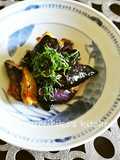 梅醤油麹de茄子の揚げ浸し