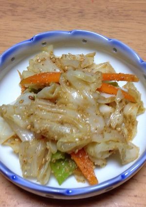簡単‼︎さっぱりキャベツのすりゴマ和え♫-レシピのメイン写真