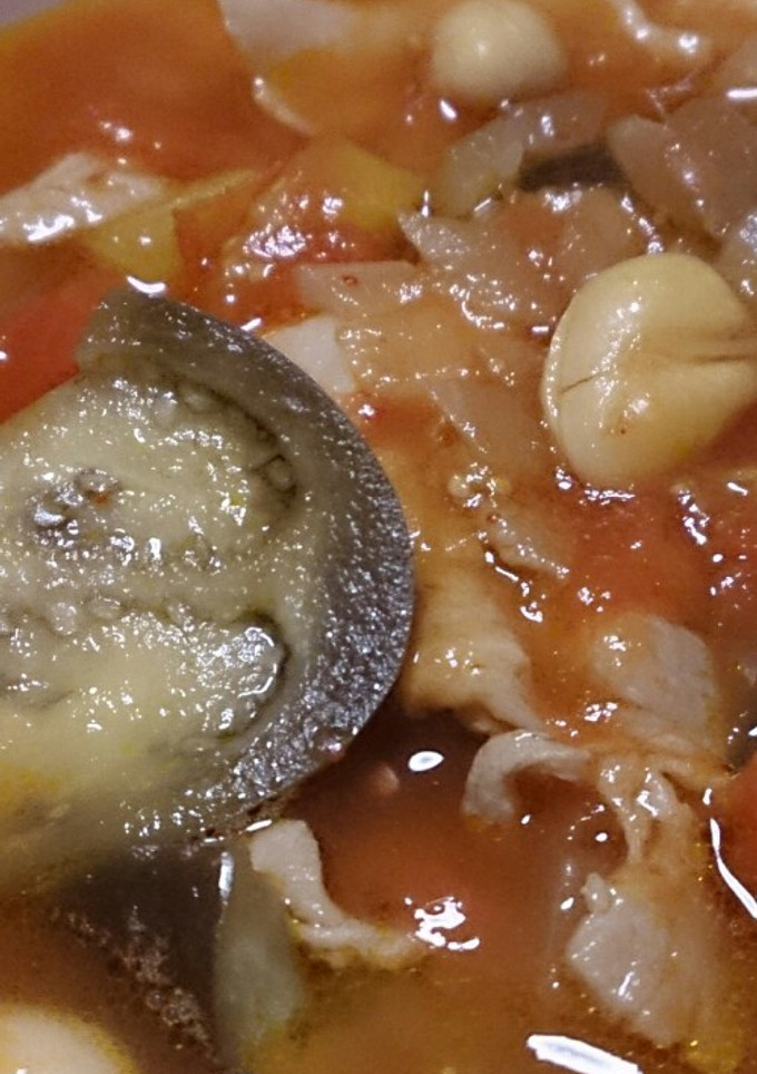 簡単☆豚バラとなすのトマトスープ-レシピのメイン写真