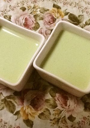 糖質制限！グリーンティーで抹茶豆乳プリン-レシピのメイン写真