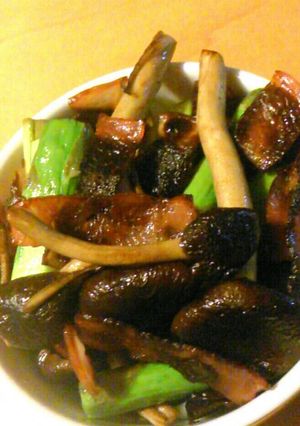 柳松茸ベーコン炒め焼き☆-レシピのメイン写真