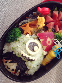 モンスターズインク★マイクのキャラ弁-レシピのメイン写真