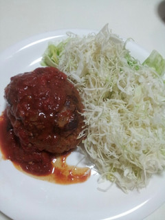 トマト煮込みハンバーグ-レシピのメイン写真