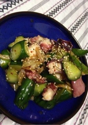 味玉からのタコ胡瓜キムチ-レシピのメイン写真