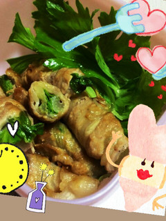 セロリ好きなら肉巻き-レシピのメイン写真