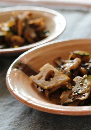 簡単副菜　レンコンきんぴら-レシピのメイン写真