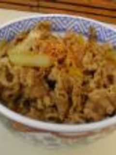 牛丼-レシピのメイン写真