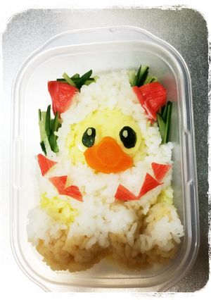 キャラ弁☆白魔導師チョコボ-レシピのメイン写真