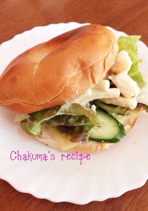朝食ベーグルサンド♪-レシピのメイン写真
