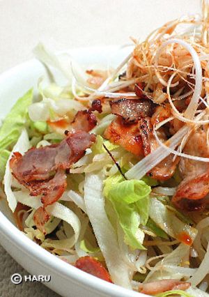 焼豚サラダ-レシピのメイン写真