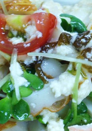切って混ぜるだけ。 豪華な豆腐サラダ-レシピのメイン写真