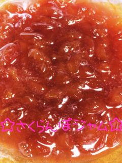 ☆レンジで♪さくらんぼジャム☆-レシピのメイン写真